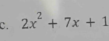 2x^2+7x+1