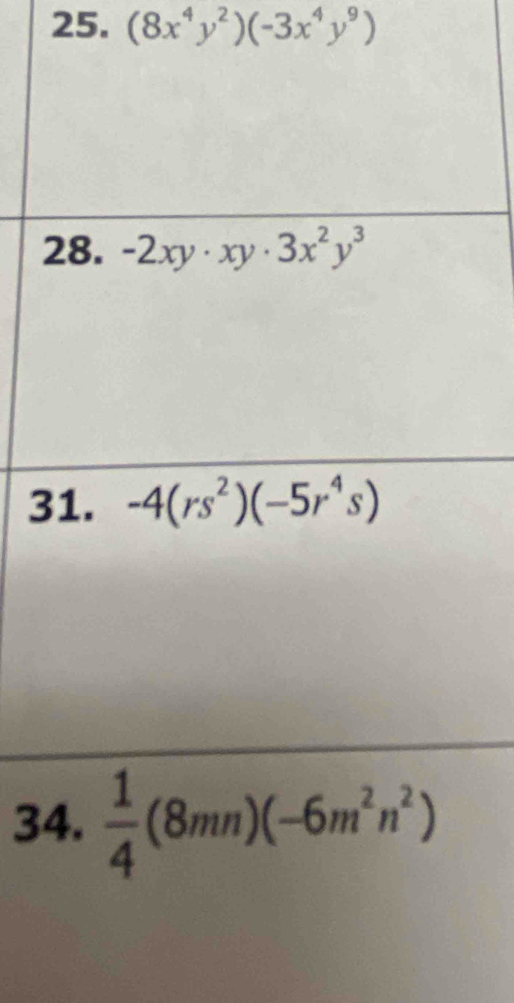 (8x^4y^2)(-3x^4y^9)
3
3