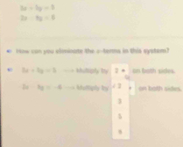 3x+4y=5
by=-4