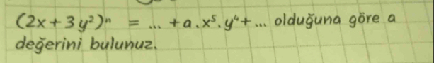 y²)º = ... + a . x⁵. y' + ... ol