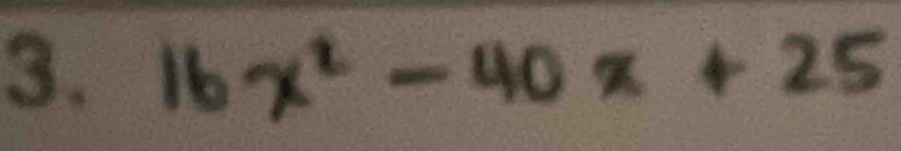 16x^2-40x+25