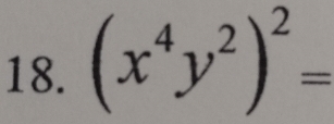 (x^4y^2)^2=