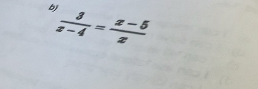  3/z-4 = (z-5)/z 