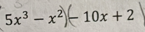 5x³ - x² -10x+2