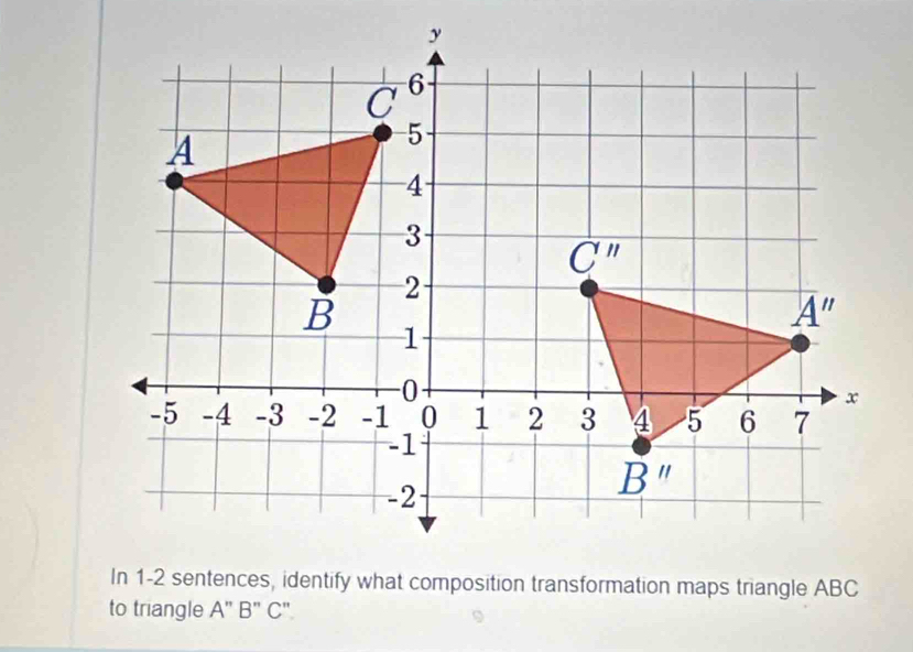 to triangle A" B" C"