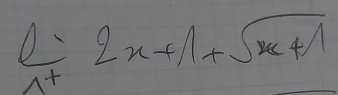 frac 0^(12x+1)+sqrt(x+1)