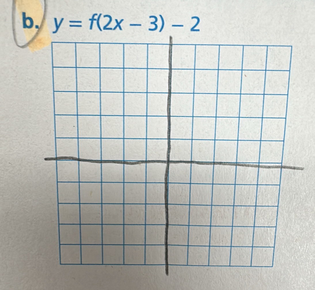 y=f(2x-3)-2