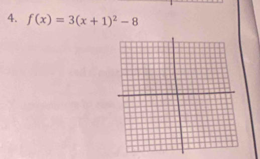 f(x)=3(x+1)^2-8