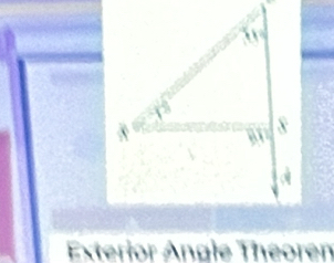 Exterior Angle Théoren