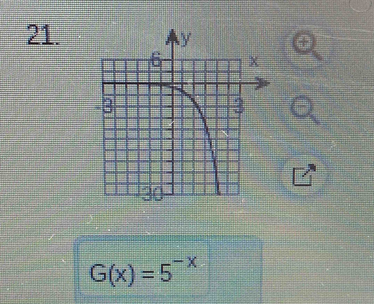 G(x)=5^(-x)