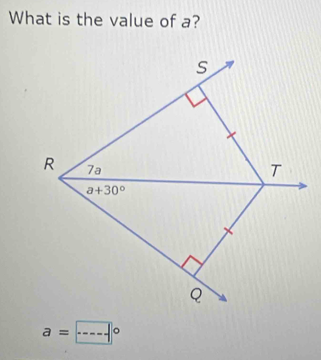 What is the value of a?
a= -----| 