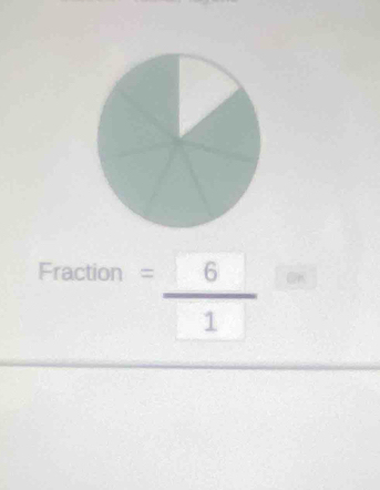 Fraction = 6/1 