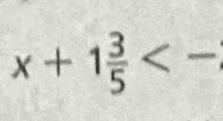 x+1 3/5 <-</tex>