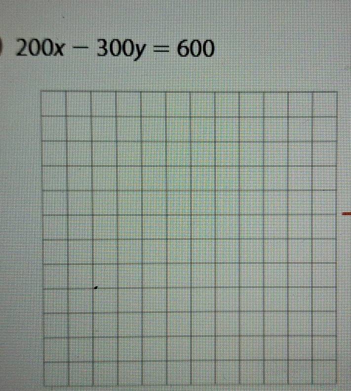 200x-300y=600