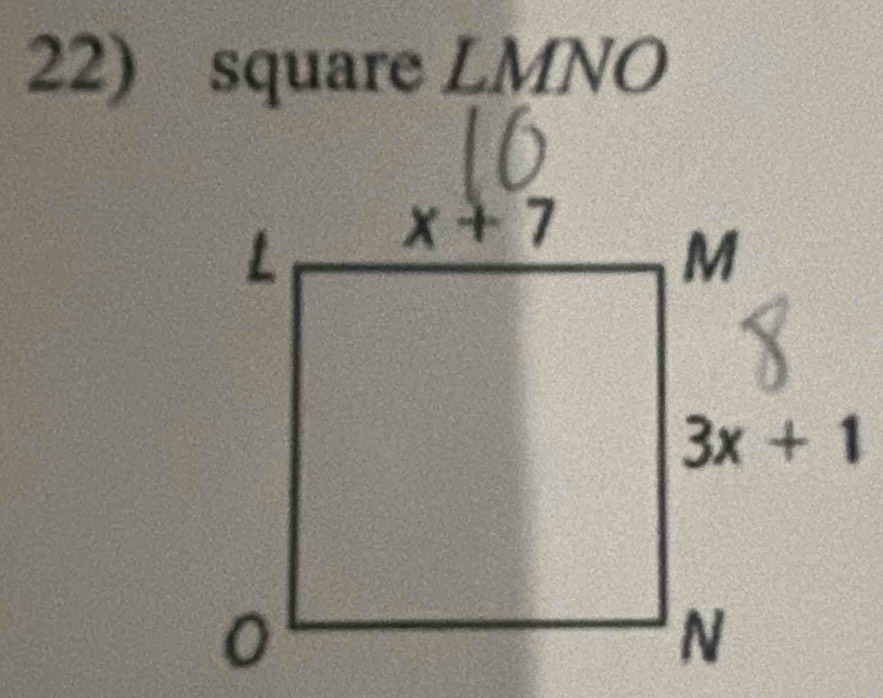 square LMNO