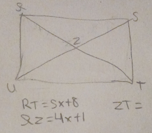 RT=5x+8
ZT=
lambda z=4x+1