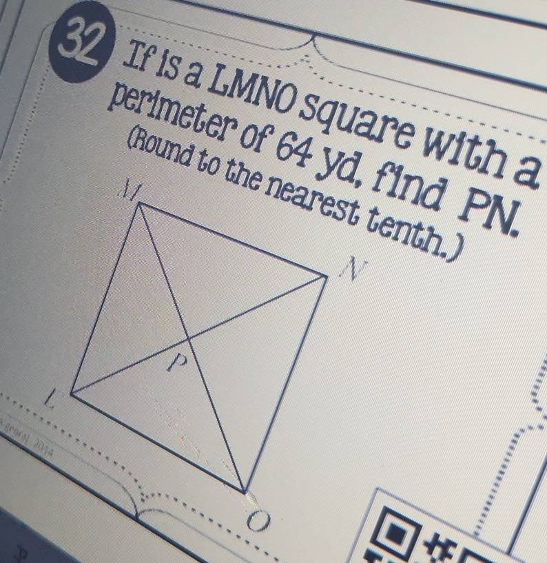 If is a LMNO square with a