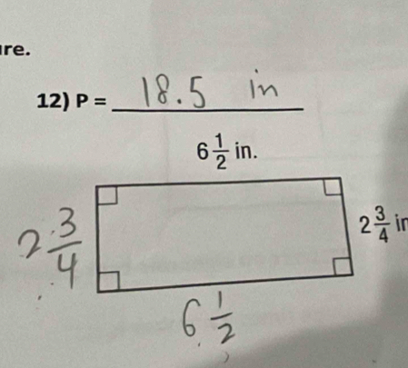 re.
12) P= _
in