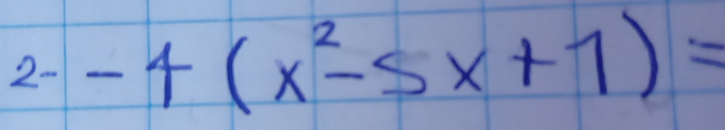 2--4(x^2-5x+1)=