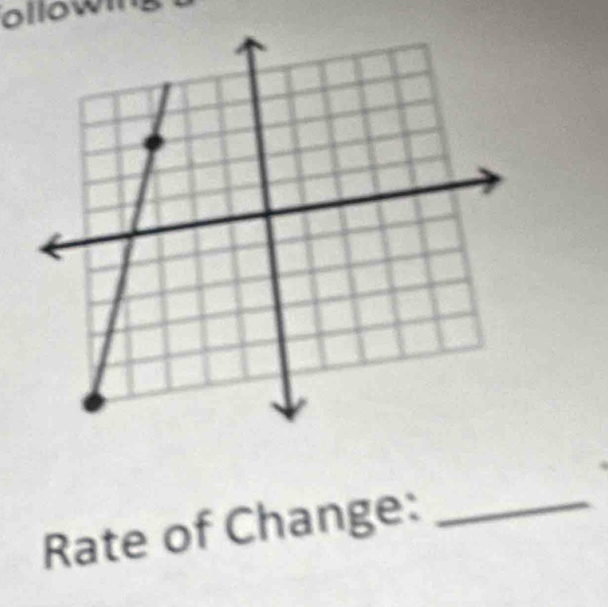 ollowin 
Rate of Change:_