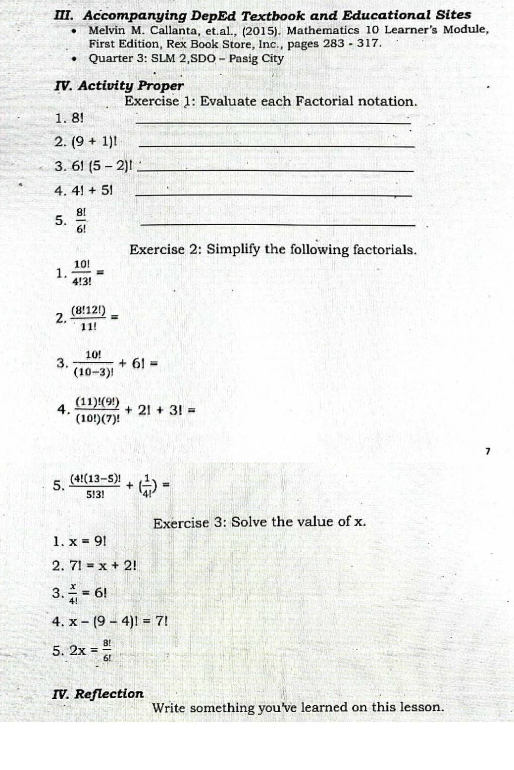 Solved: Accompanying DepEd Textbook and Educational Sites Melvin M ...