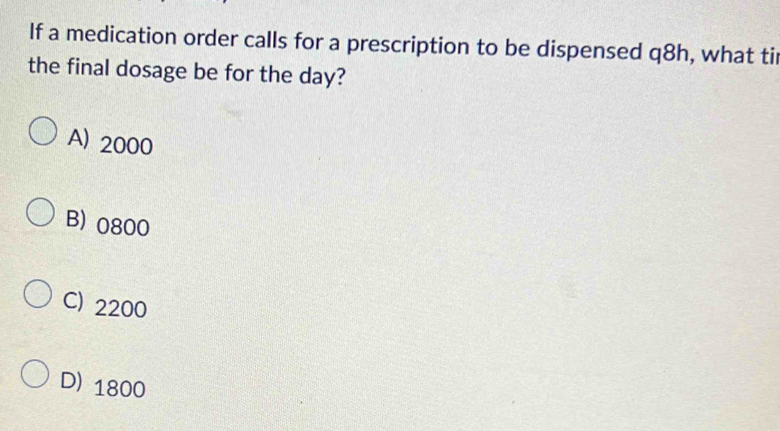 Solved: If a medication order calls for a prescription to be dispensed ...