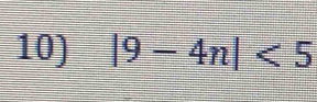 |9-4n|<5</tex>