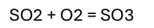 SO2+O2=SO3