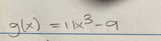 g(x)=11x^3-9