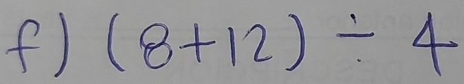 (8+12)/ 4