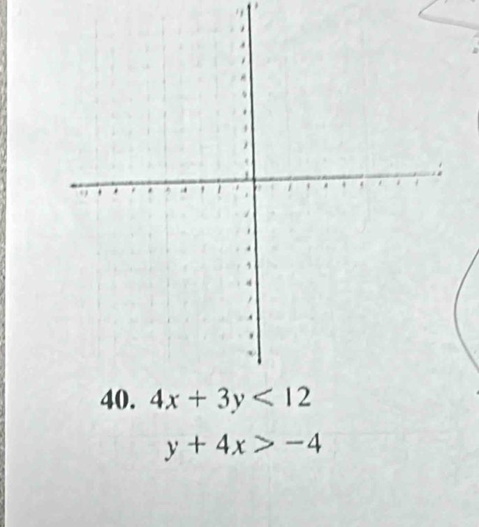 y+4x>-4