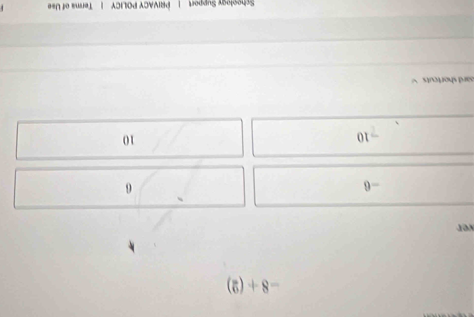 0 1
ot=
D
9=
(frac 6)+8=