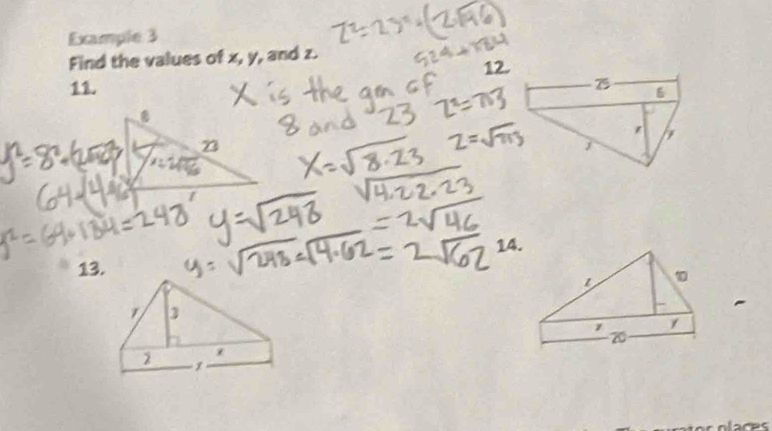 z^2=2)^2+(2sqrt(46))
524+184
X is the go of.
8 and 23 2^2=713
z=sqrt(713)
y^2=8^2· (2sqrt(xy) x=sqrt(8· 23) sqrt(4.22.23)
64· (4.4 y=sqrt(243) =2sqrt(46)
y^2=64+184=248° y=sqrt(248)
3
2