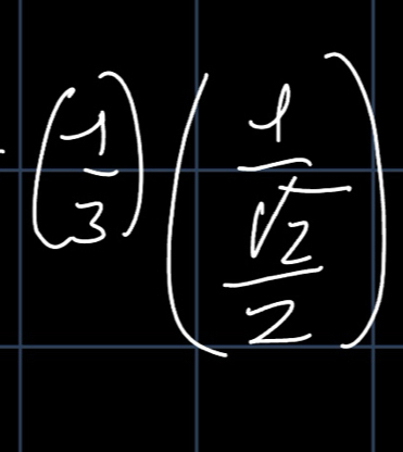 ( A/5 )(frac 1 sqrt(3)/2 endpmatrix