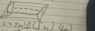 z=7m^2θ (5m)(2m)