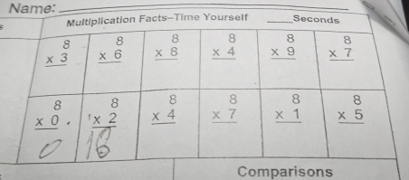 Name:_
ς
Comparisons