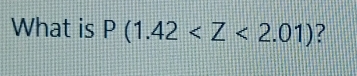 What is P(1.42 ?