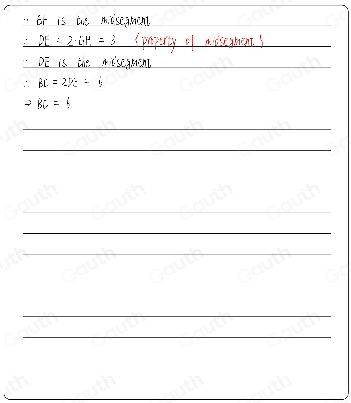 Solved: Instructional Item 1 cm, what is the length of segment BC? is a ...