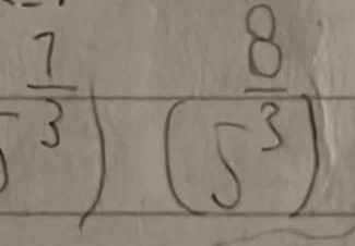 frac 133 8/(5^3) 