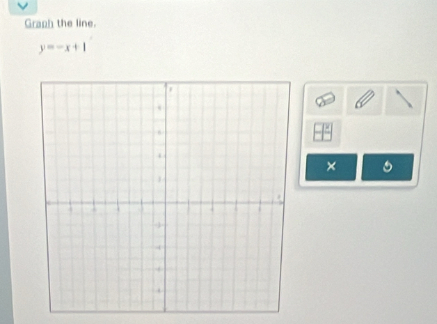 Graph the line.
y=-x+1
×