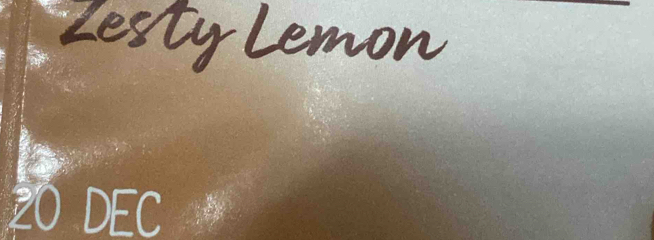 Lesty lemon 
DEC