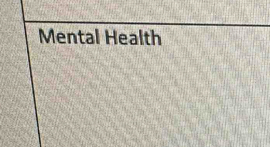 Mental Health