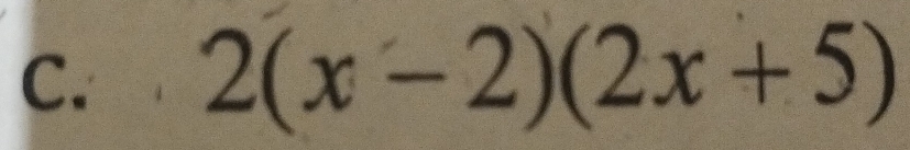 2(x-2)(2x+5)