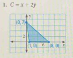 C=x+2y