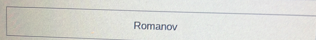 Romanov