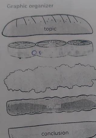 Graphic organizer 
conclusion