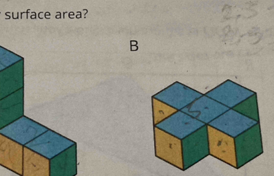 surface area?
B