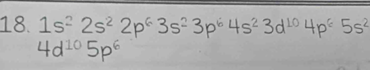 1s^2
4d^(10)