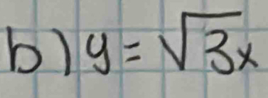 y=sqrt(3)x