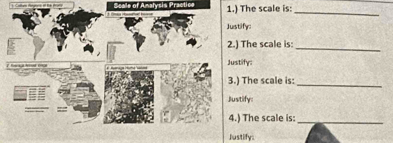 Colturs (épions et Ba (Vort) Scale of Analysis Practice The scale is: 
_ 
ify: 
The scale is:_ 
7ify: 
The scale is:_ 
ify: 
The scale is:_ 
Justify: